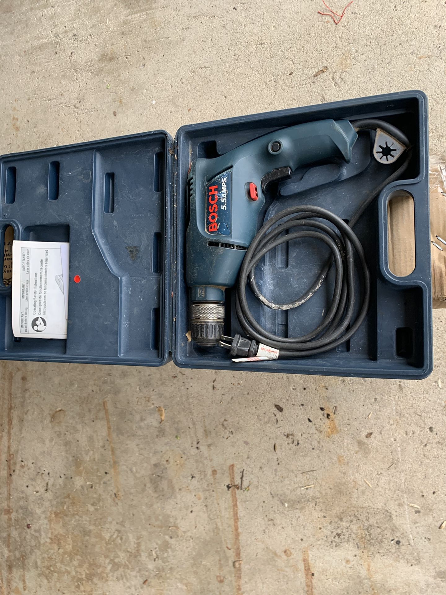 Bosch 1/2” electric drill