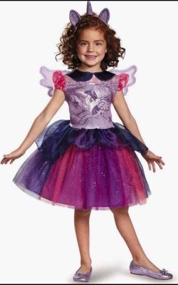 Disguise Twilight Sparkle Tutu Deluxe My Little Pony Costume, Small/4-6X , Purple Worn Once