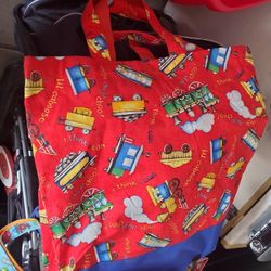 TRAIN TOTE BAGS