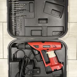 Mansfield 18V Cordless Dual Drill with Bits.