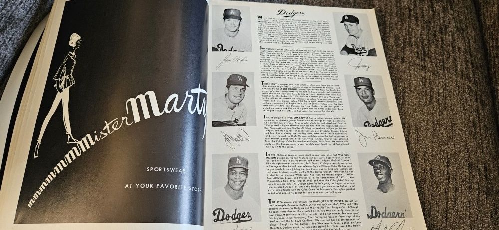 Dodgers 1966 World Series Program