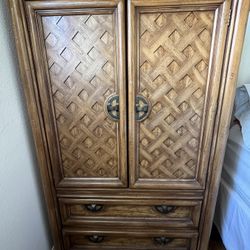 **VINTAGE ARMSTRONG ARMOIRE**