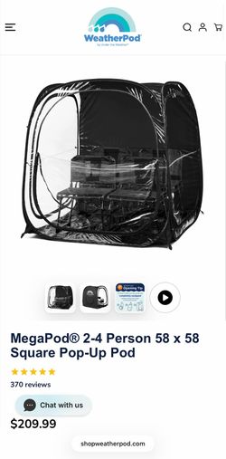 Weather pod mega pod event shelter