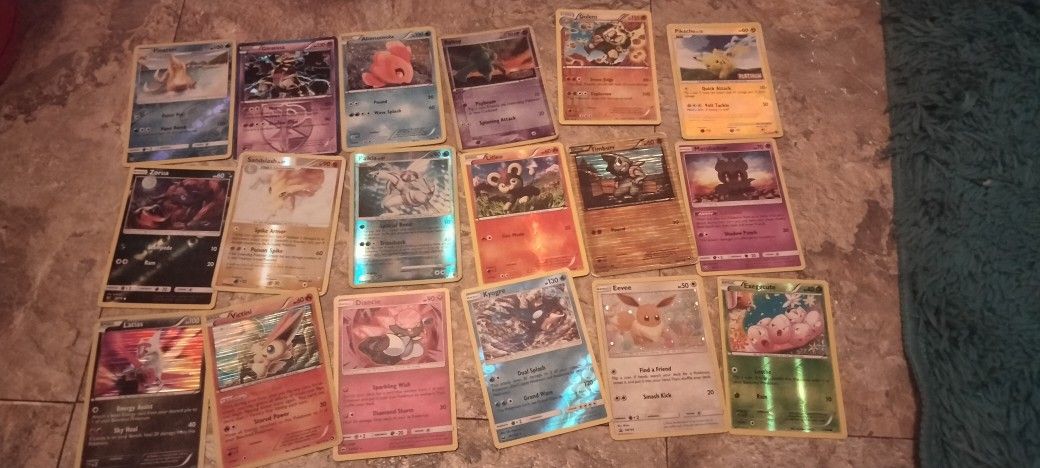Pokemon Shiny Cards