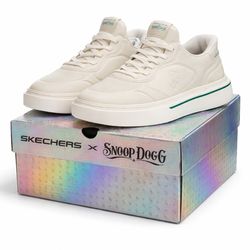 SKECHERS SNOOP DOGG ONE_NEXT EPISODE OFF WHITE MENS 9.5