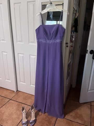Purple Prom Or Evening Dress Size Medium 