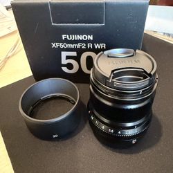 Fujifilm XF 50mm f/2 WR – Excellent Condition – Fast Portrait Lens