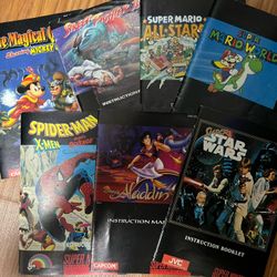 Classic SNES Game Manuals