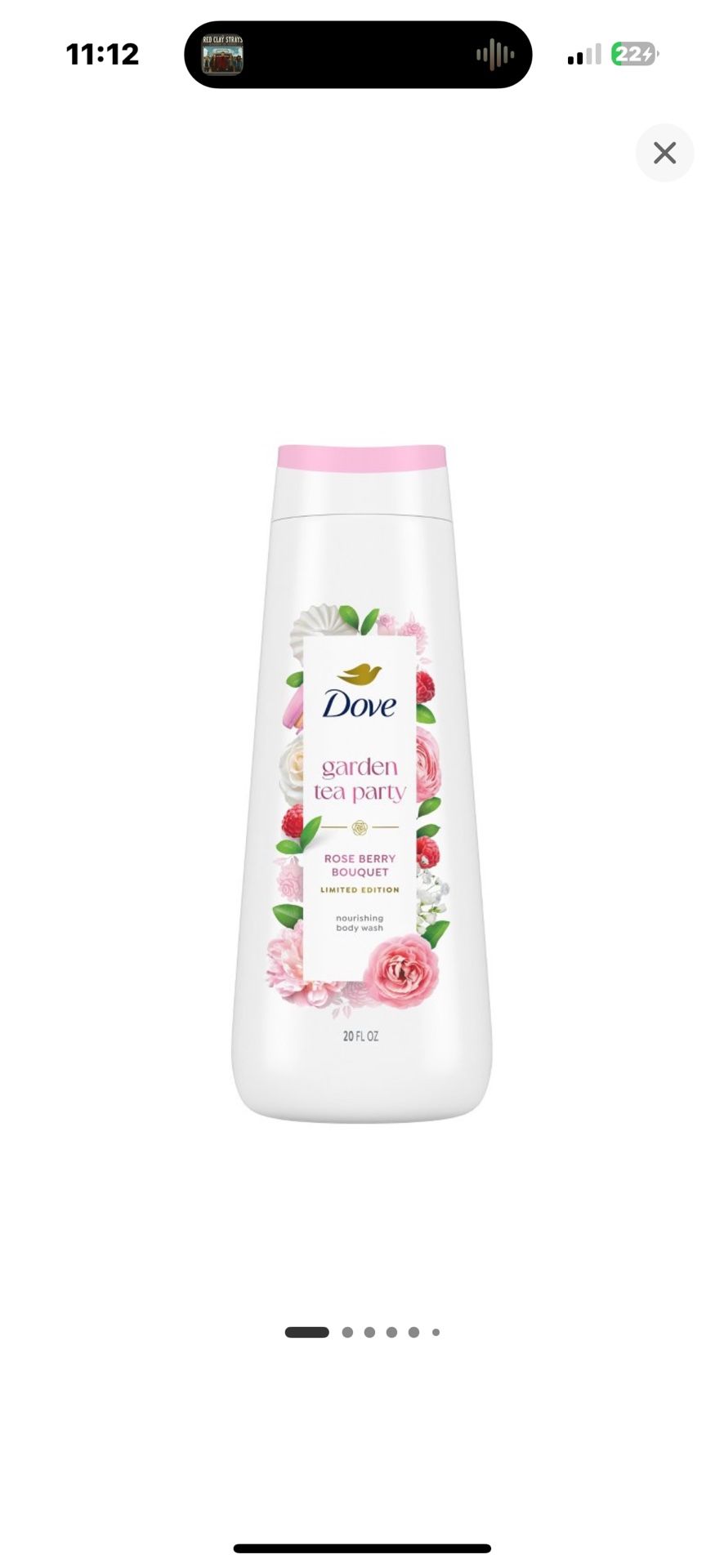Dove Limited Edition Garden Tea Party Body Wash