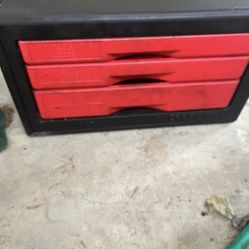 Tool Set  3 Drawer with 1/4 “, 3/8”, 1/2 “ Drive Sockets,