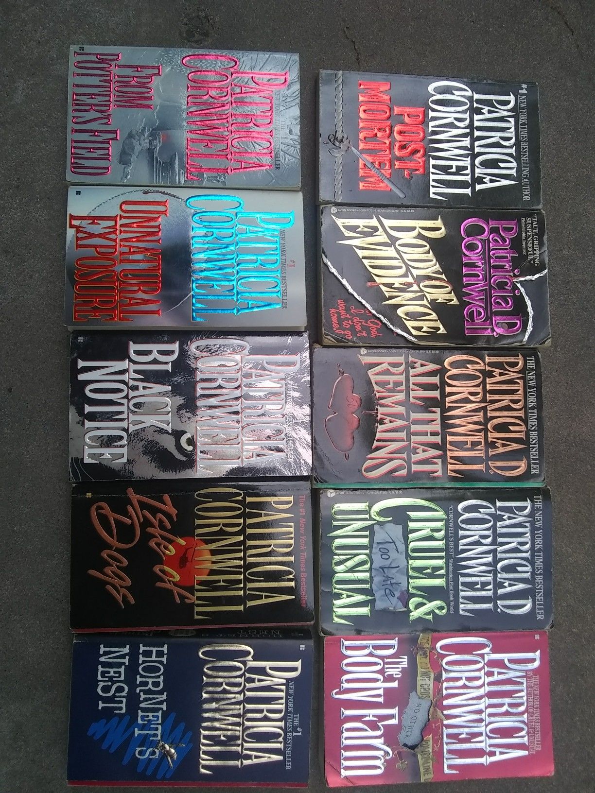 10 Patricia Cornwell books
