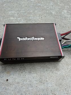 Rockford fosgate amp 300x4