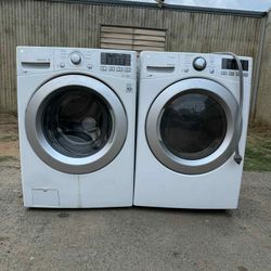 LG Washer And Electric Dryer 
