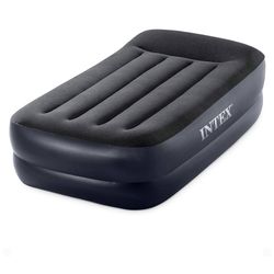 intex twin air mattress with built-in pump 18.5 inch