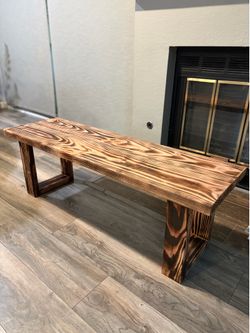Handcrafted Solid Wood Bench / Coffee Table