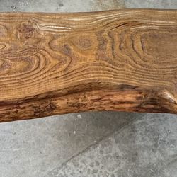 Homemade Wooden Bench