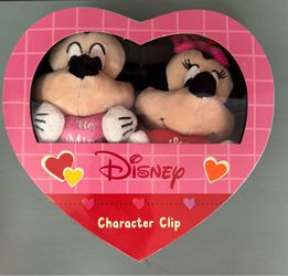 NEW Heart Shaped Plush Gift Box Mickey & Minnie Mouse just $8