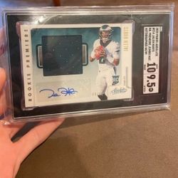 2020 Panini Absolute Jalen Hurts RPA /49 SGC 9.5/10