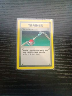 Pokemon Trainer Maintenance 82/102 Base Set