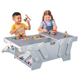 KidKraft Building Bricks Play N Store Mega Table