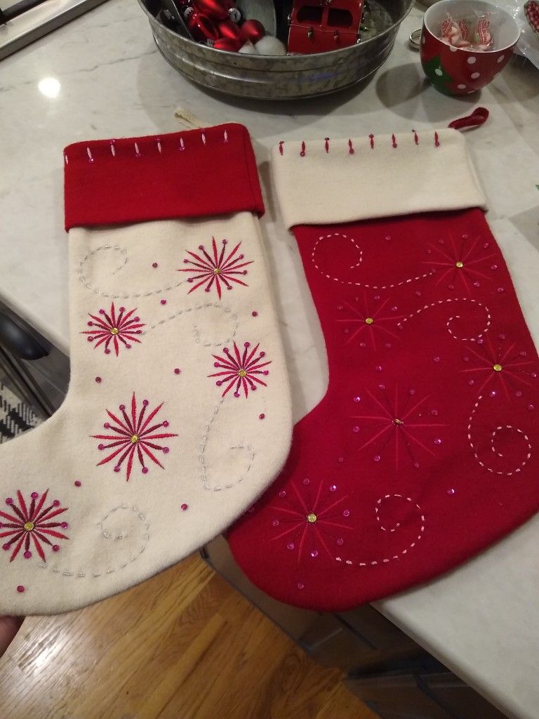 Crate and Barrel Stockings