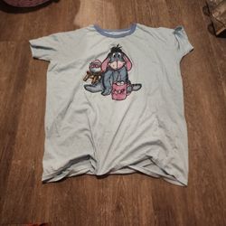 One Size Unisex Disney Eeyore Pajama Shirt