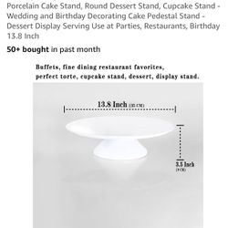 Large Cake Stand & Toasting Glasses 
