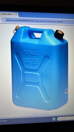 5 Gallon Water Container w/flexible spout