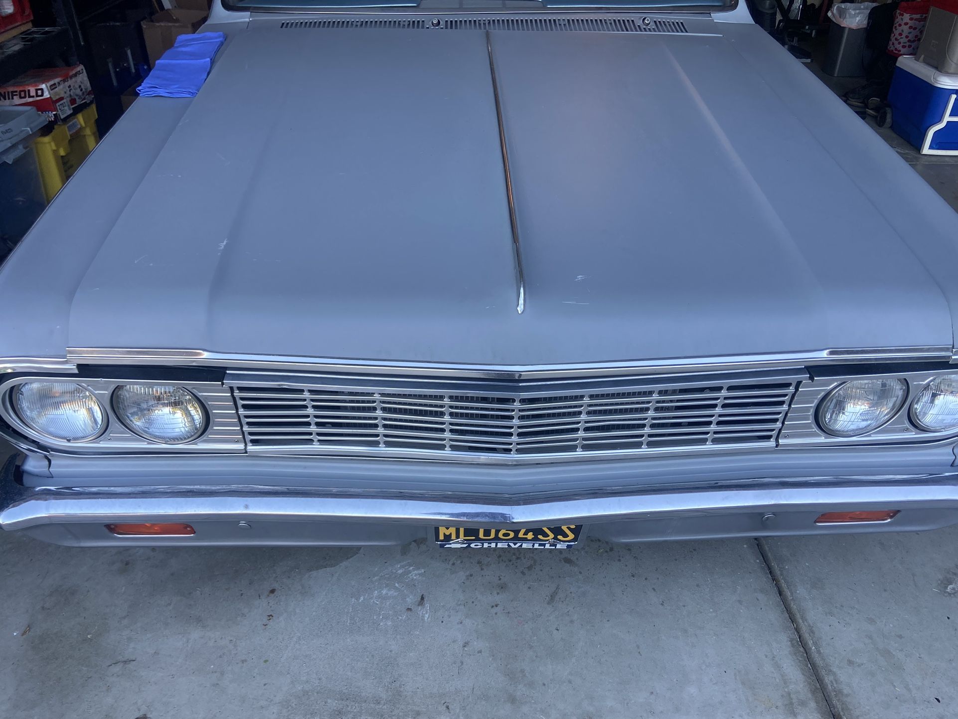 1964 Chevelle Hood Original Metal