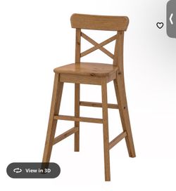 Junior/toddler chair, antique stain