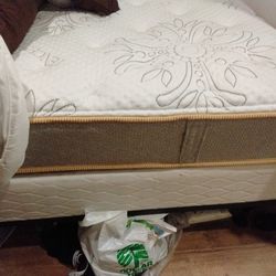 Twin Matress And Box Spring And Frame