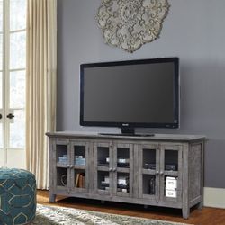 70”inch Tv Console Stand Grey Color 