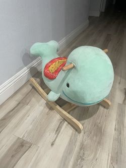 Wooden Whale Rocker