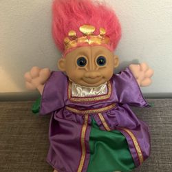 Vintage Russ Troll Guinevere Large Plush Stuffed Troll  Doll 12" 