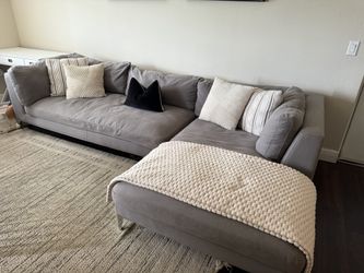 Gray Sectional couch