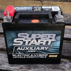 Super Start Platinum AUX14J AGM Auxiliary Battery.
