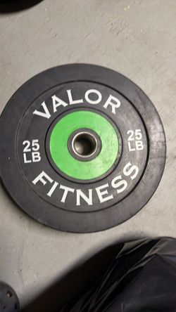 Valor Fitness Olympic Bumper Plates – 270LB Set