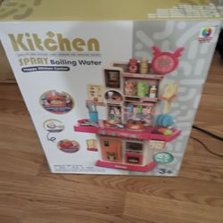Kids Play Kitchen Set