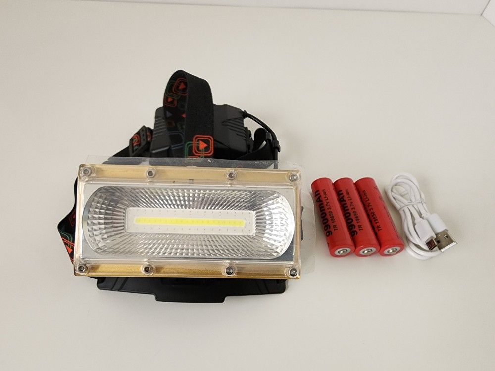 LED USB Rechargeable Headlamp Headlight Hunting Fishing Torch Flashlight
