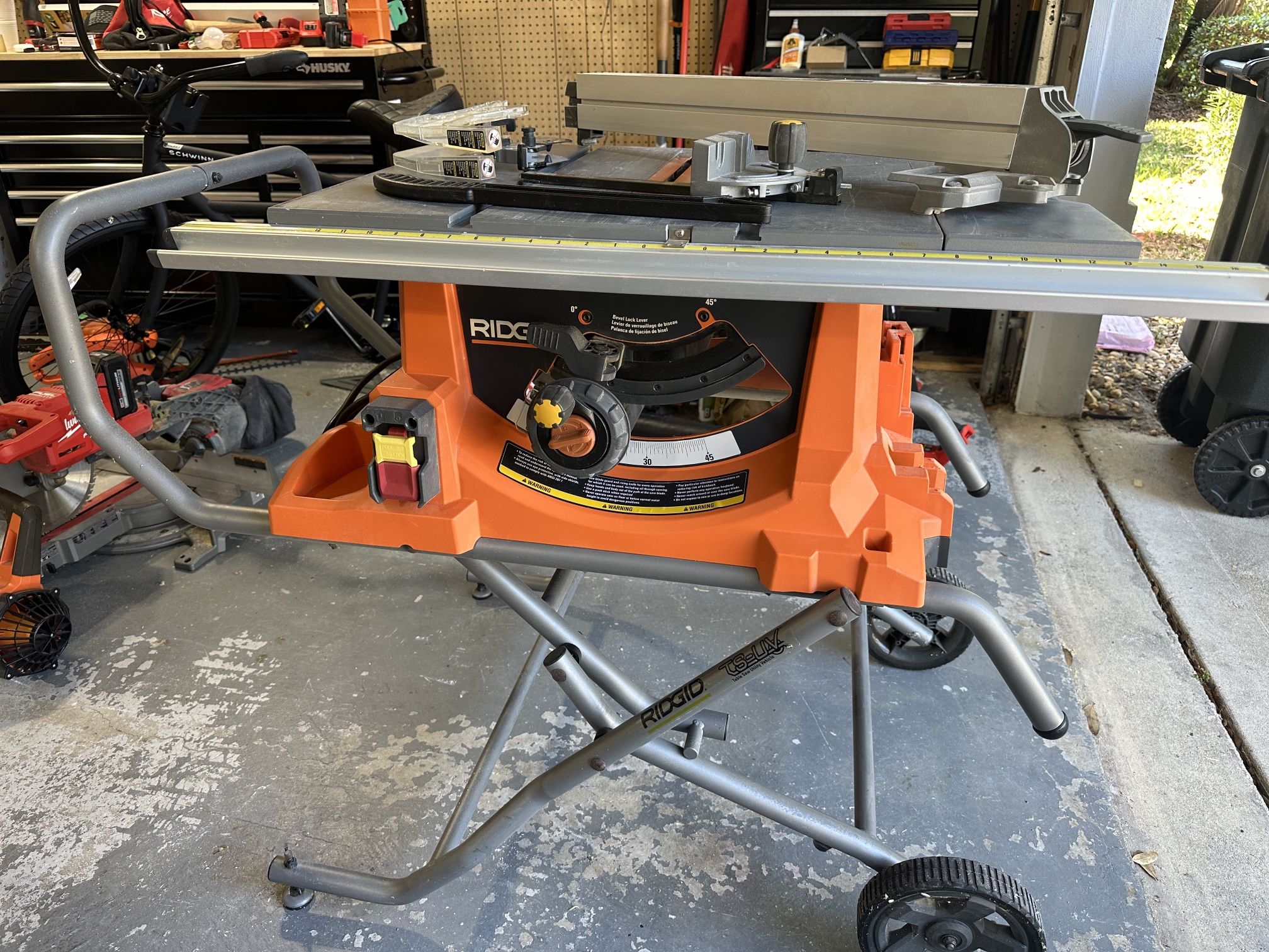 Ridgid 10inch 15amp Jobsite Table Saw