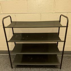 Simple Houseware 4-Tier Shoe Rack Storage Organizer, Bronze