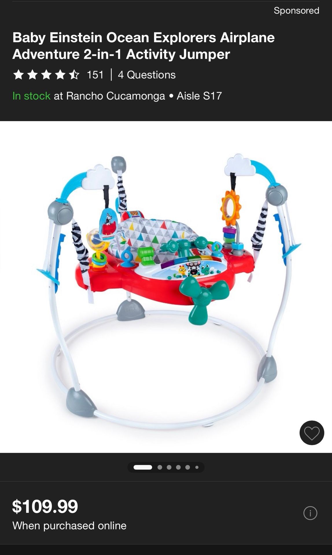 Einstein Baby Bouncer