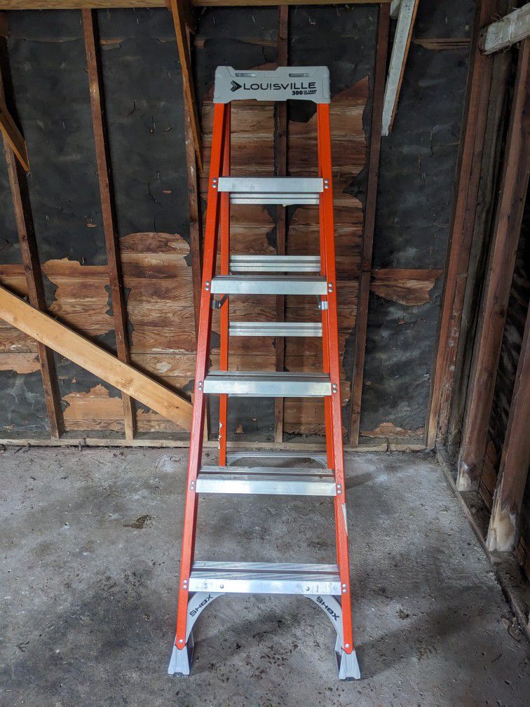 Louisville 6 foot fiberglass ladder