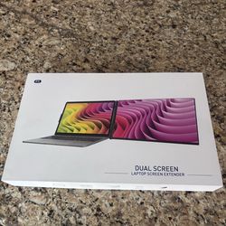 Dual screen laptop screen extender