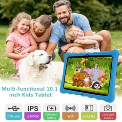 Veidoo Kids Tablet, 10.1 inch Android 10 Tablet Pc with WiFi 2GB RAM 32GB ROM Toddlers Tablet, Google Play Parental Control APP Children's Tablet for 
