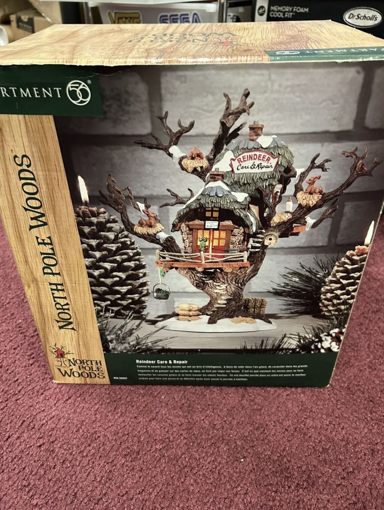 Department 56 North Pole Woods – Reindeer Care & Repair # 56.56887