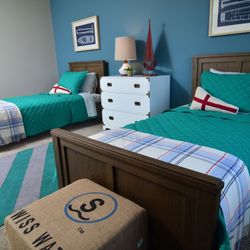 Crate & Barrel Twin Bed