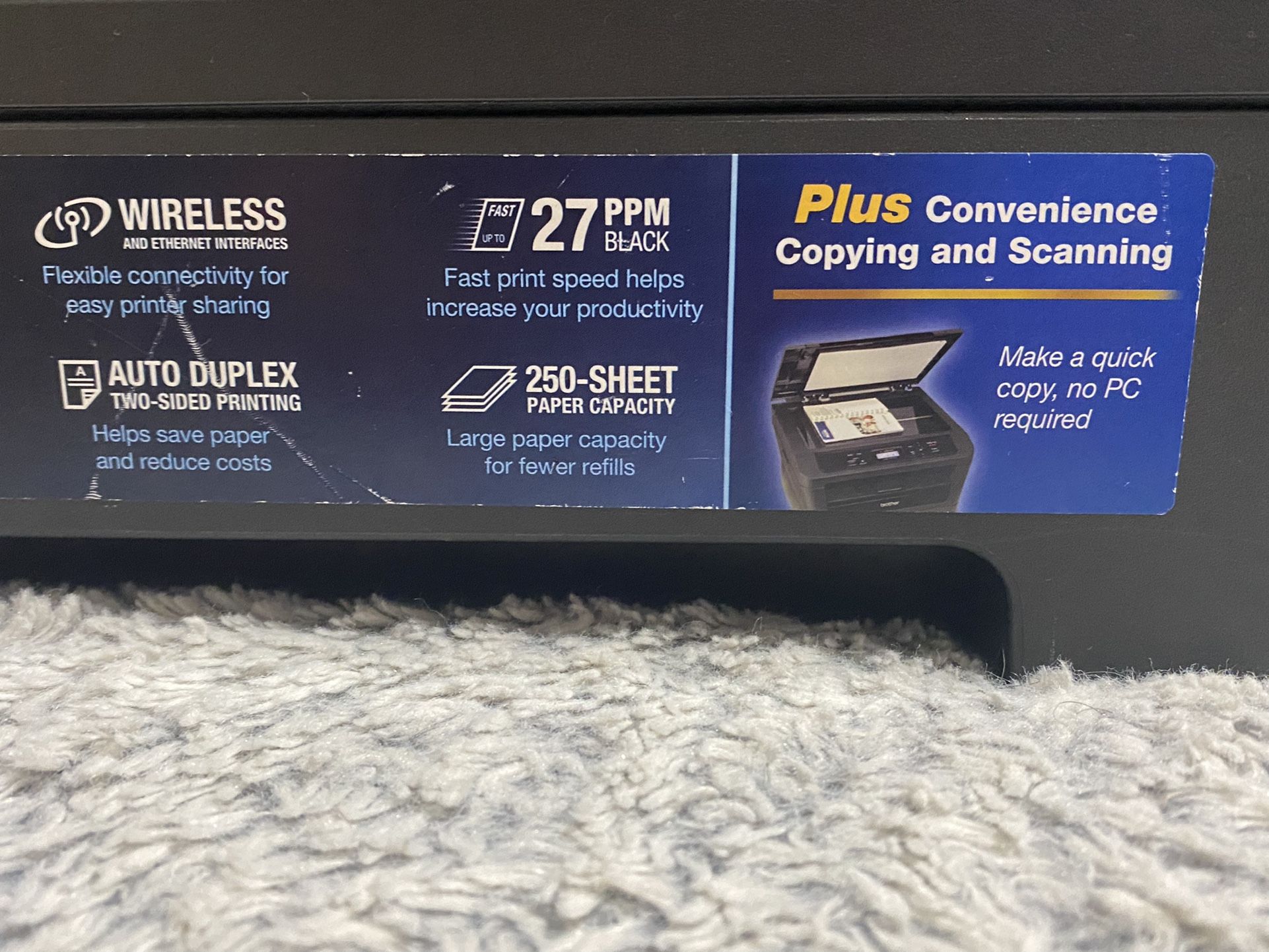 Brother HL2280DW Monochrome Laser Printer for Sale in Orlando, FL