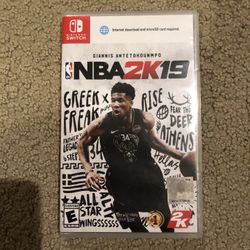 NBA 2k19 Nintendo Switch Game
