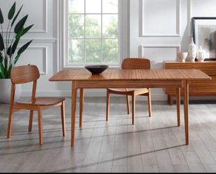 Mid-Century Modern Wood Dining Table
